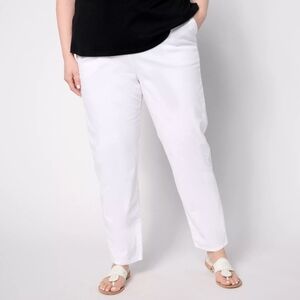 White Straight Leg Pants